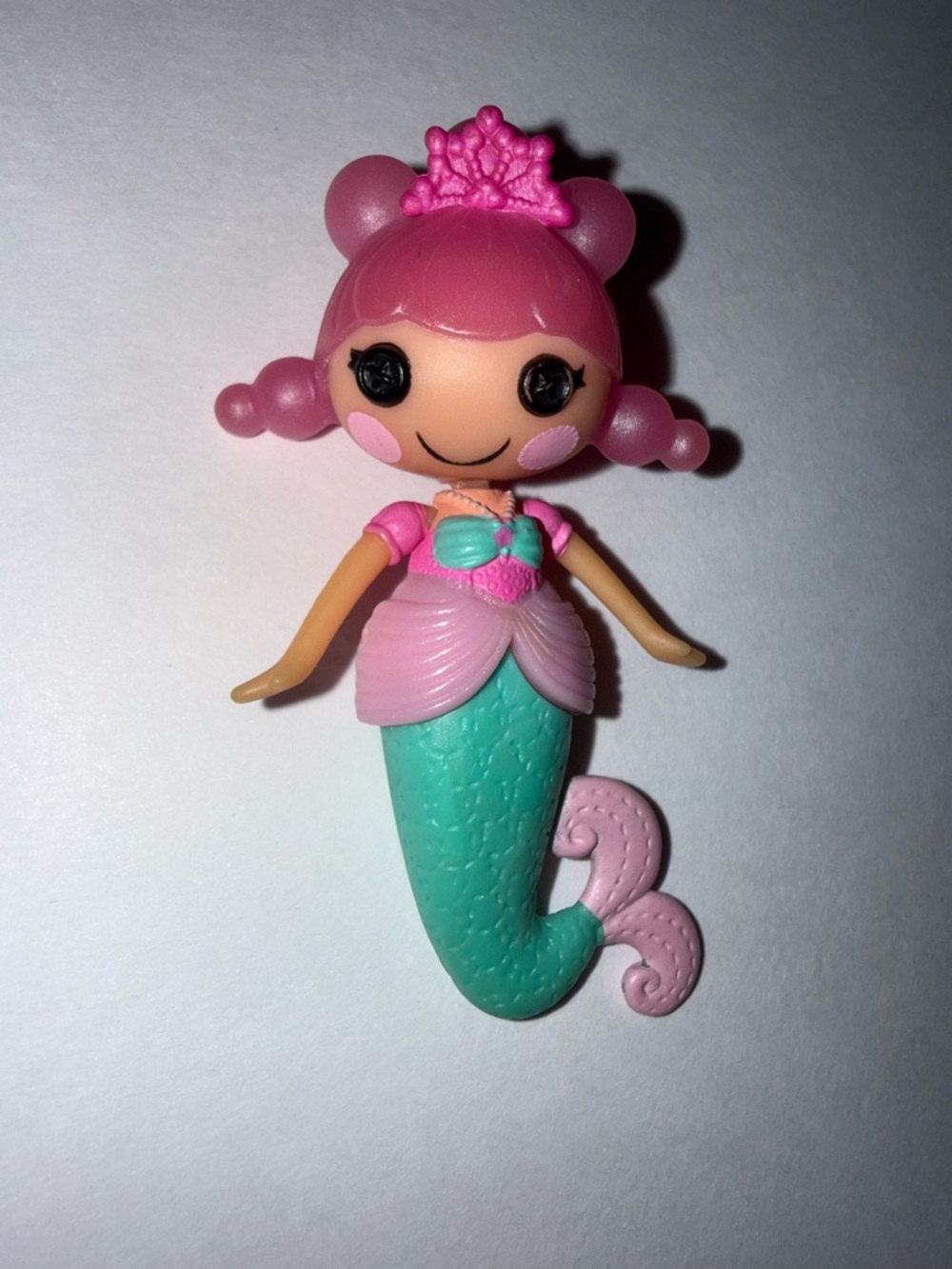 Lalaloopsy Mini Mermaid Doll Pearly Seafoam 3” RARE